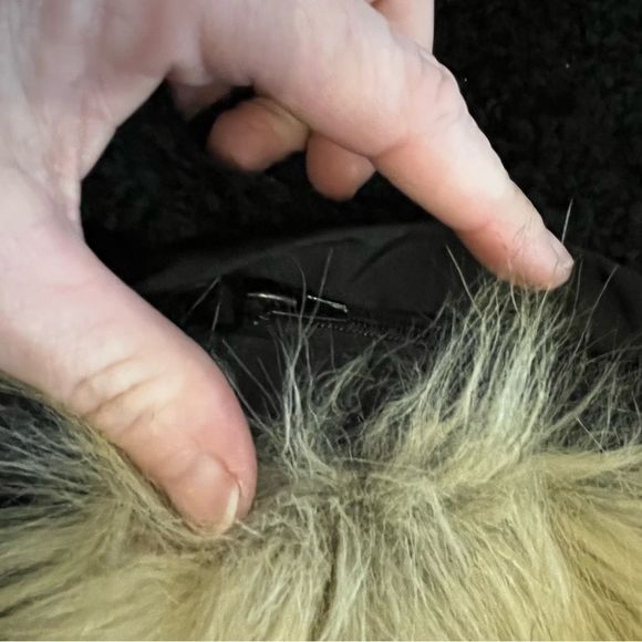 Sam Edelman black hooded jacket size medium - Picture 6 of 11